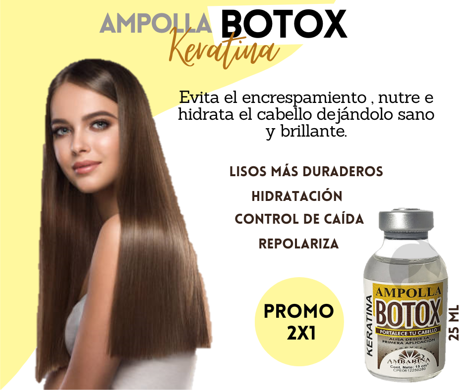 Ampolla botox keratina (2x1)