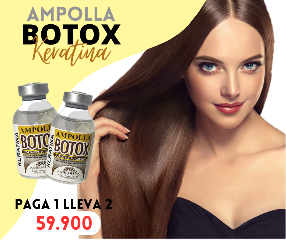 Ampolla botox keratina (2x1)