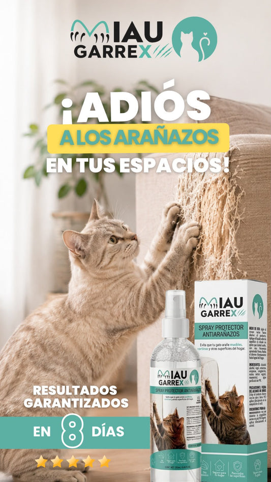 MIAU GARREX // SPRAY ANTIARAÑAZOS