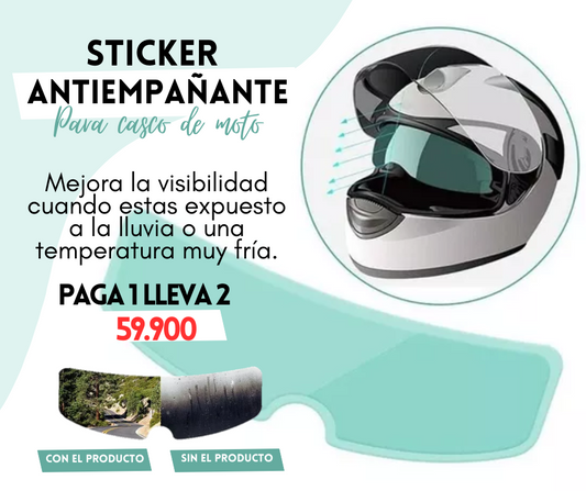 Sticker Antiempañante PROMO 2x1